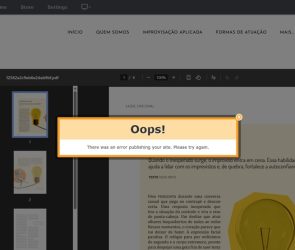 Weebly - There was an error publishing your site