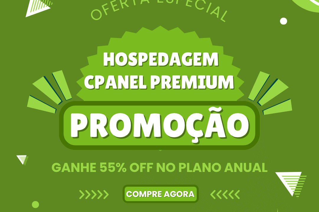 Promoção hospedagem cPanel Premium Hosting Machine