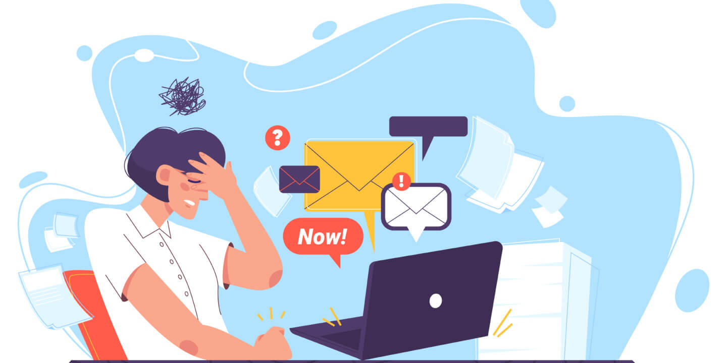 Não consigo enviar e/ou receber e-mails